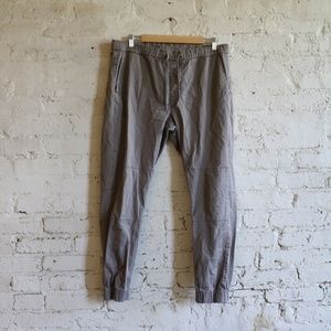 Mens Khaki Jogger Style Pants